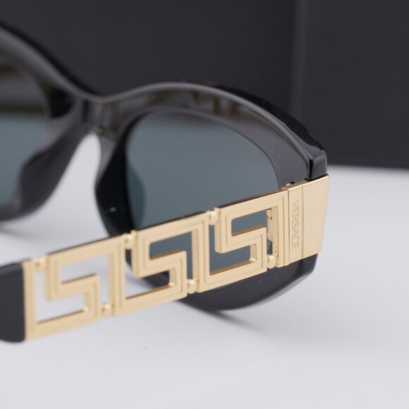 Versace VE4501 GB1/87 Cat Eye Sunglasses – Black/Dark Grey - Picture 5 of 9